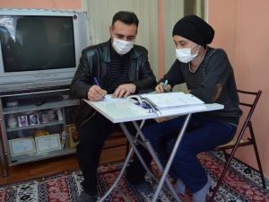 Evde Eğitim Projesi Devam Ediyor