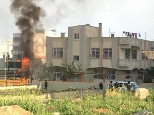 Kilis’te Basketbol Sahasında Yangın