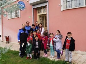 Toplum Destekli Polislik Şube Müdürlüğü’nün Minik Ziyaretçileri