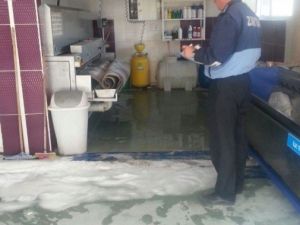 Halı Yıkamacılar Denetlendi