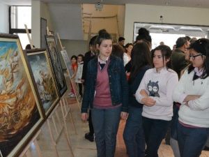 Safa Büte Resim Sergisi Açtı