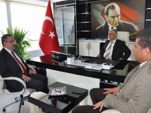 Memiş’ten Saruhanlı Kaymakamı’na Ziyaret