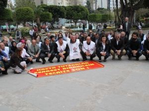 İHD Hasta Tutuklular İçin Eylem Yaptı