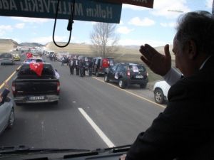 Ardahan’da Saffet Kaya İzdihamı