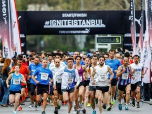 ‘Ignıte İstanbul Yarışı’ Koşucuları İstanbul’u Ateşledi