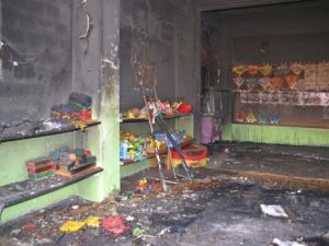 Viranşehir’de Kundaklanan Ana Sınıfı Onarıldı