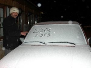 Kastamonu’ya Nisan Karı Yağdı