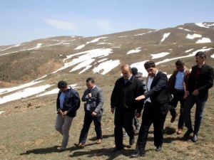 Vali Erol Aladağ’da İncelemelerde Bulundu