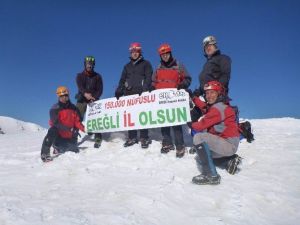 Ereğli’nin İl Olması İçin Zirveye Tırmandılar