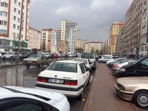 Kayseri’de Dolu Yağdı