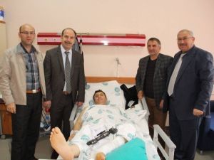 Oltulu İşadamı Merdivenden Düştü