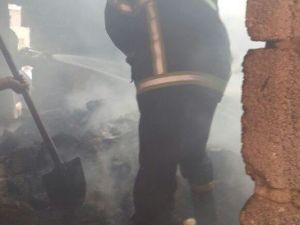 Van’da Odunluk Yangını