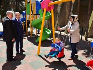Hastane Bahçesine Park Alanı Yapılacak