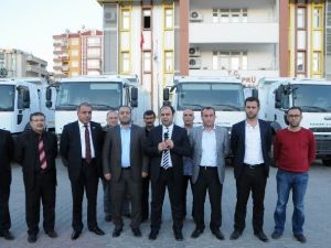 Karaköprü Belediyesi’ne Yeni Hizmet Araçları Alındı