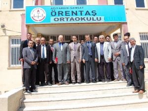 Samsat’ta Beyaz Bayrak Alan Okullara Plaket Verildi