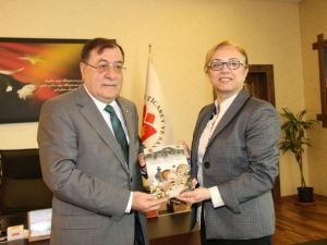 Rektör Kılıç’dan Ntso Başkanı M. Arif Parmaksız’a Teşekkür Ziyareti