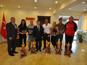 Vücut Sporcularından Kaymakam Gödekmerdan’a Ziyaret