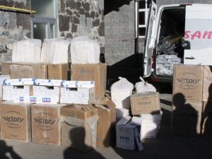 Kars’ta 29 Bin Paket Kaçak Sigara Ele Geçirldi