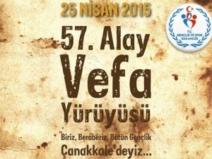 57. Alay Vefa Yürüyüşüne Malatya’dan 90 Genç Katılıyor