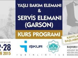 Belediye Yaşlı Bakım Ve Servis Elemanı Kursu Düzenleniyor