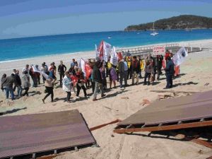 Ölüdeniz’de Platform Eylemi