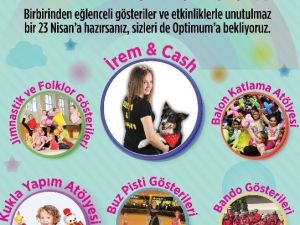 İzmir Optimum’da 23 Nisan Coşkusu