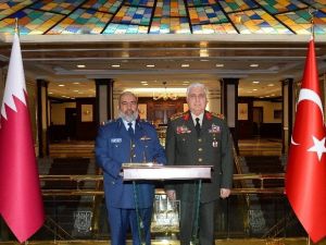 Katar Genelkurmay Başkanı Tümgeneral Al-ghanım, Orgeneral Özel’i Ziyaret Etti