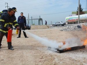 Mardin’de Yangın Tatbikatı