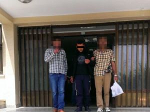 Mazot Hırsızları Polisin Dikkati Sayesinde Yakalandı