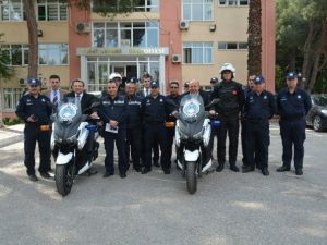 Yunusemre Zabıtası Motorize Ekibi Görev Başında