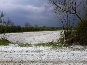 Osmaniye’de Dolu Yağışı