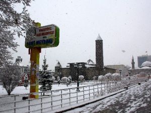 Erzurum’da Kar Yağışı