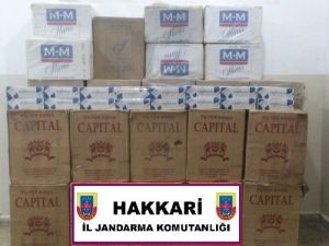 Hakkari’de Kaçak Sigara Operasyonu