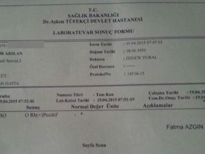 Yanlış Kan Verildiği İleri Sürülen Hasta Yoğun Bakımda