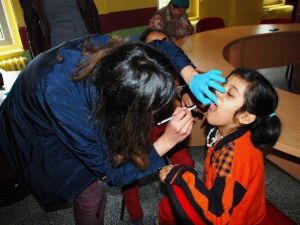 Otistik Engelli Çocuklar Ağız Ve Diş Sağlığı Taramasından Geçirildi