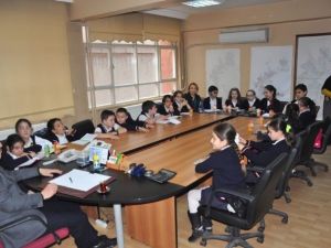 TED Koleji Öğrencilerinden Vergili’ye Ziyaret