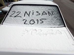 Yozgat’ta Nisan Karı Herkesi Şaşırttı