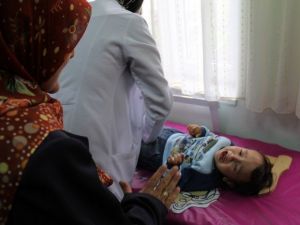 Elazığ’da Çocuklara Aşı Yapıldı