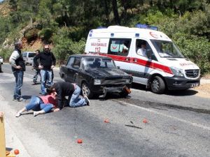 Marmaris’te Trafik Kazası: 2 Yaralı