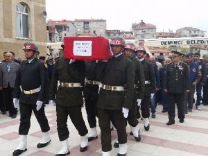 Demirci’de Kore Gazisi Son Yolculuğuna Uğurlandı