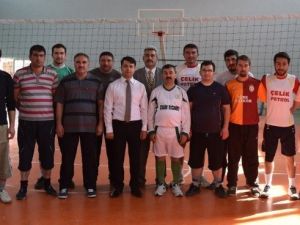 Pazarlar Kaymakamlığı Voleybol Turnuvası Başladı