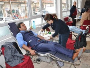 Kaymakamlık Personeli Kan Bağışında Bulundu