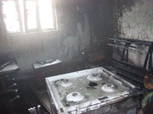 Çarşamba’da Ev Yangını