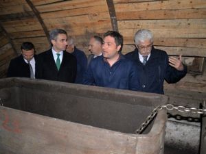 Vali Baruş, Kömür Madenine Girerek İşçilerle Sohbet Etti