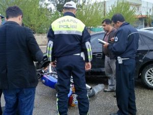 Adıyaman’da Otomobille Motosiklet Çarpıştı: 1 Yaralı