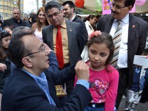 CHP, Nazilli’deki Minikleri Sevindirdi