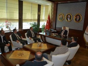 Başkan Baran Lojistikçileri Ağırladı