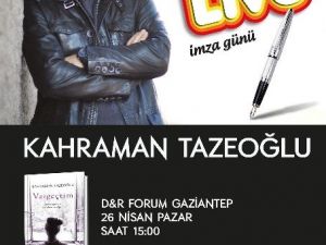 Kahraman Tazeoğlu’ndan İmza Günü