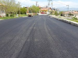 Kültür Caddesi’nde Asfaltlama Çalışması