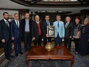 Anadolu İlleri Dernekler Birliği Vali Güzeloğlu’nu Ziyaret Etti